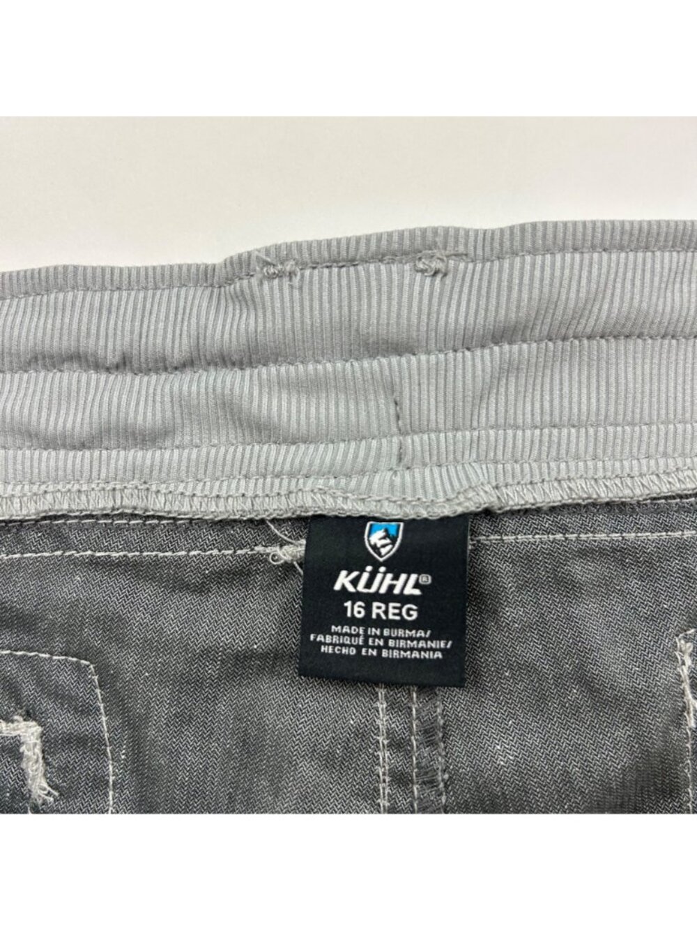 Kuhl Light Gray Lightweight Summer Blend Slim Leg Pant 16R - Picture 4 of 7